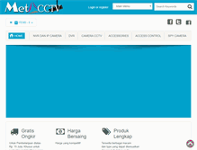 Tablet Screenshot of metacctv.com
